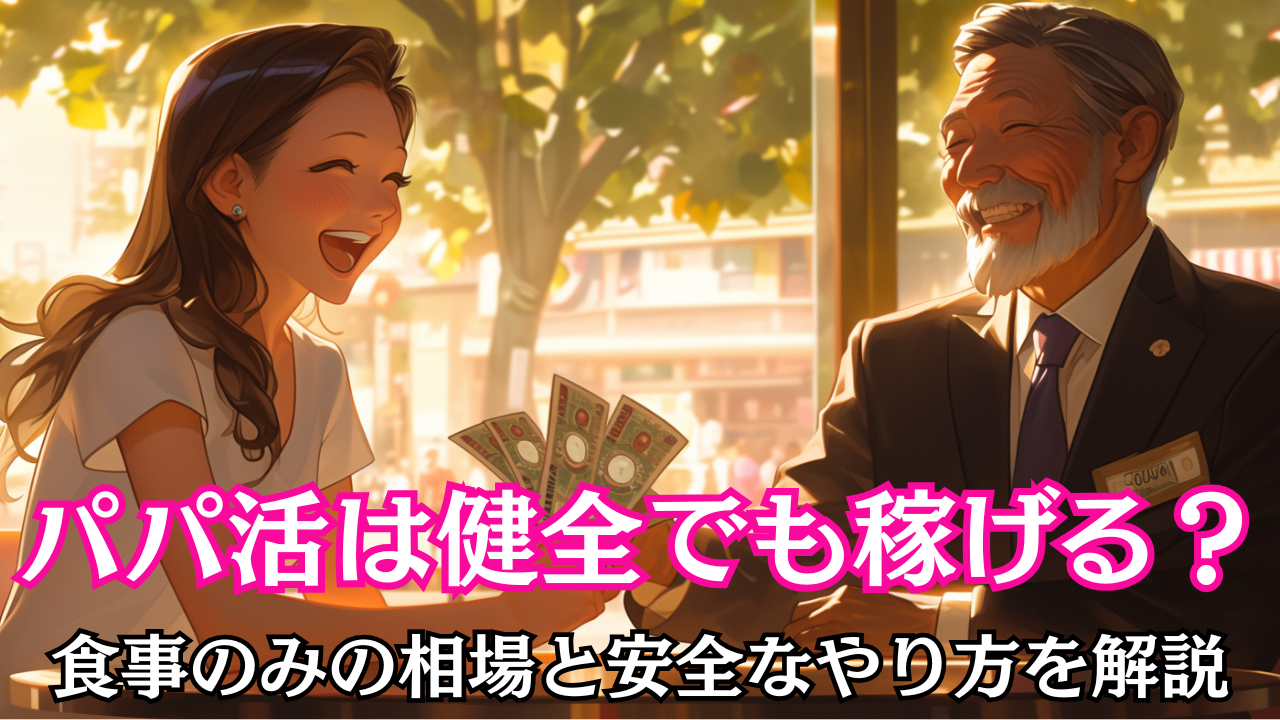 パパ活は健全でも稼げる？食事のみの相場と安全なやり方を解説