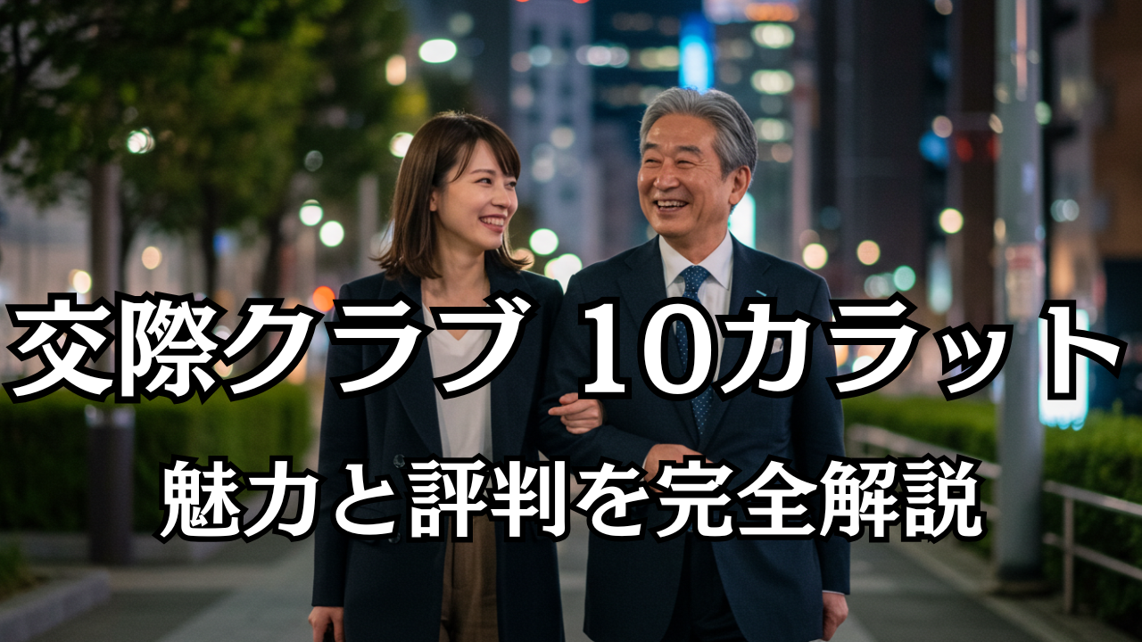 交際クラブ 10カラットの評判は？メリット・デメリット総まとめ