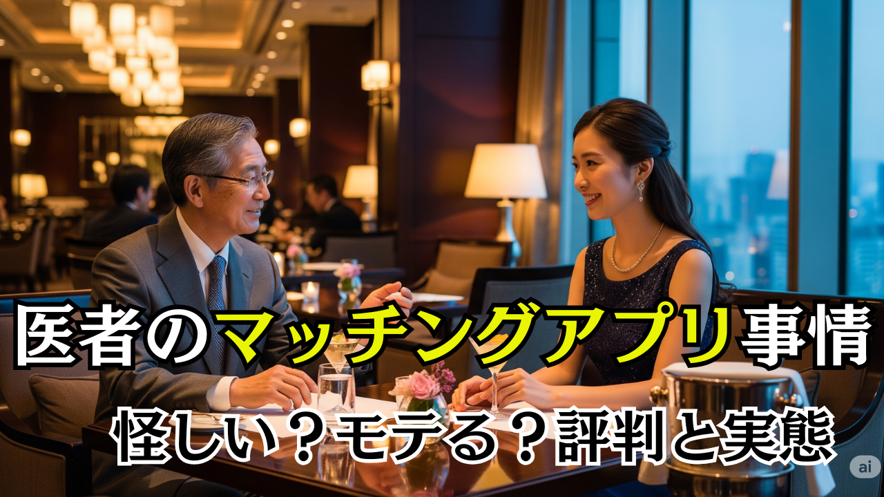 医者のマッチングアプリ事情｜怪しい？モテる？評判と実態