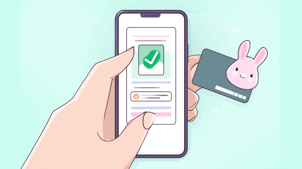 業者がいないうさぎのみみの登録手順