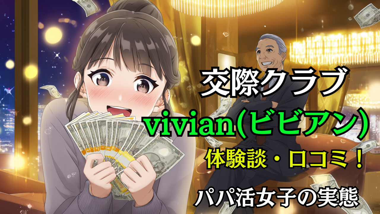 交際クラブvivian(ビビアン)体験談・口コミ！パパ活女子の実態
