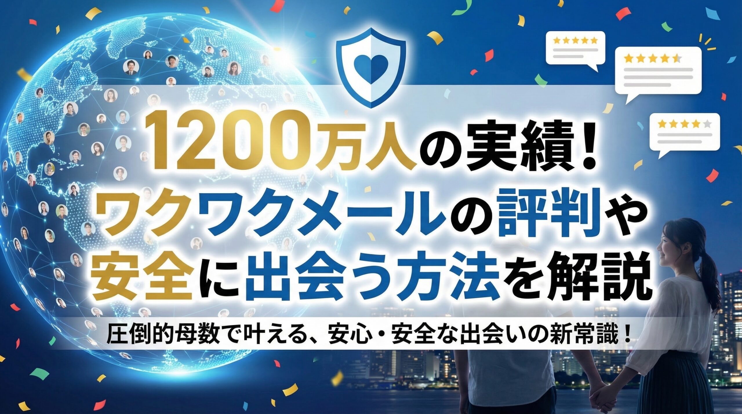 ワクワクメール評判と安全に出会う方法！1200万人の攻略術