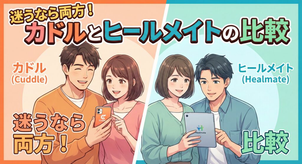 迷うなら両方!カドルとヒールメイトの比較と活用術
