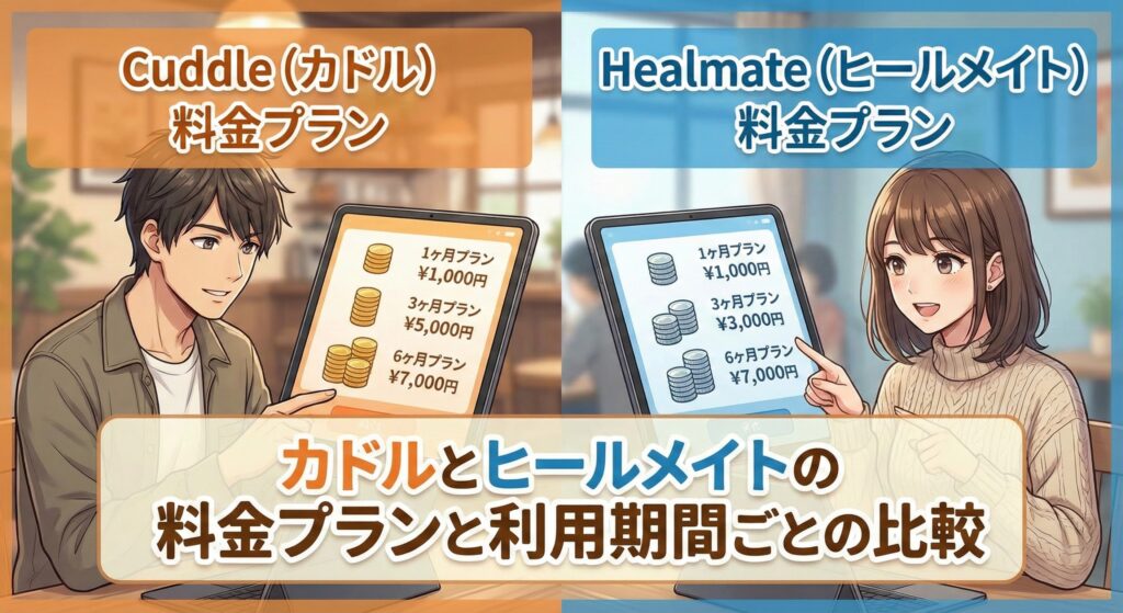 男性が気になる料金プランと利用期間ごとのコスパを比較