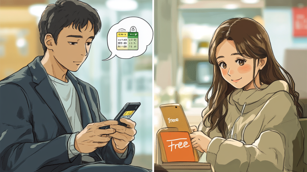 男性プランの料金と女性無料の仕組み