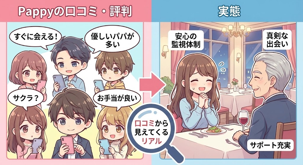 Pappyの口コミや評判からわかる実態