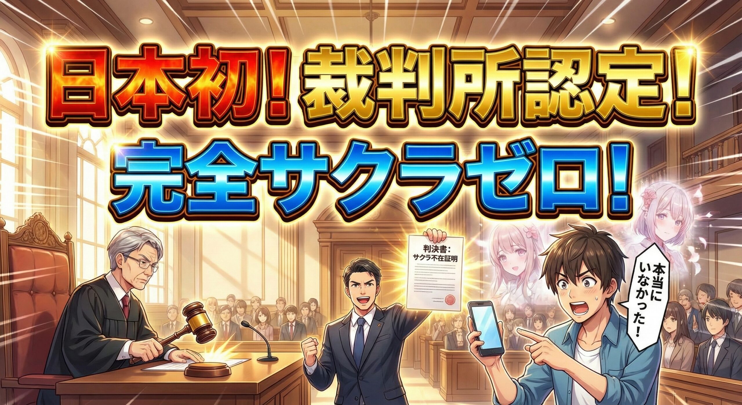 日本初！本当にサクラがいない出会い系サイトどこ？裁判所判決の証拠を公開