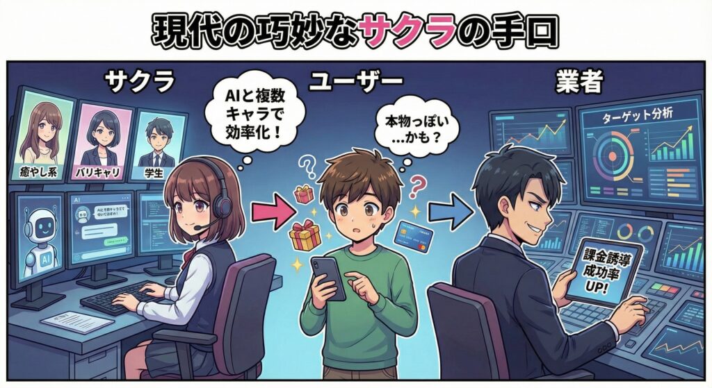 現代の巧妙なサクラの手口