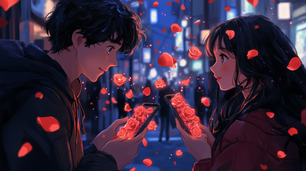 バラのプレゼントで意中の相手にアピールする