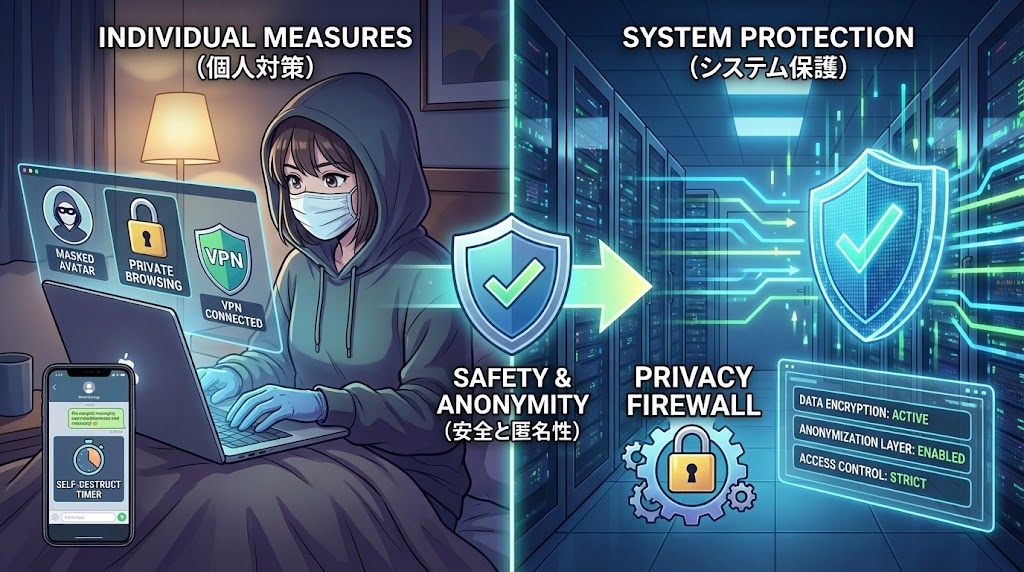 安全に活動するための身バレ防止対策と仕組み