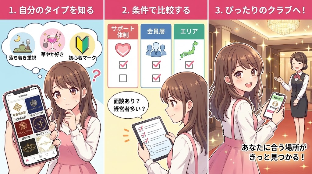 自分に合うパパ活の交際クラブでおすすめの選び方