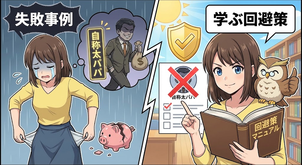 自称太パパに騙された失敗事例から学ぶ回避策