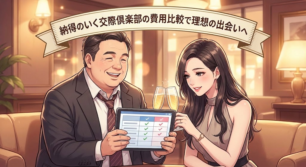 納得のいく交際倶楽部の費用比較で理想の出会いへ