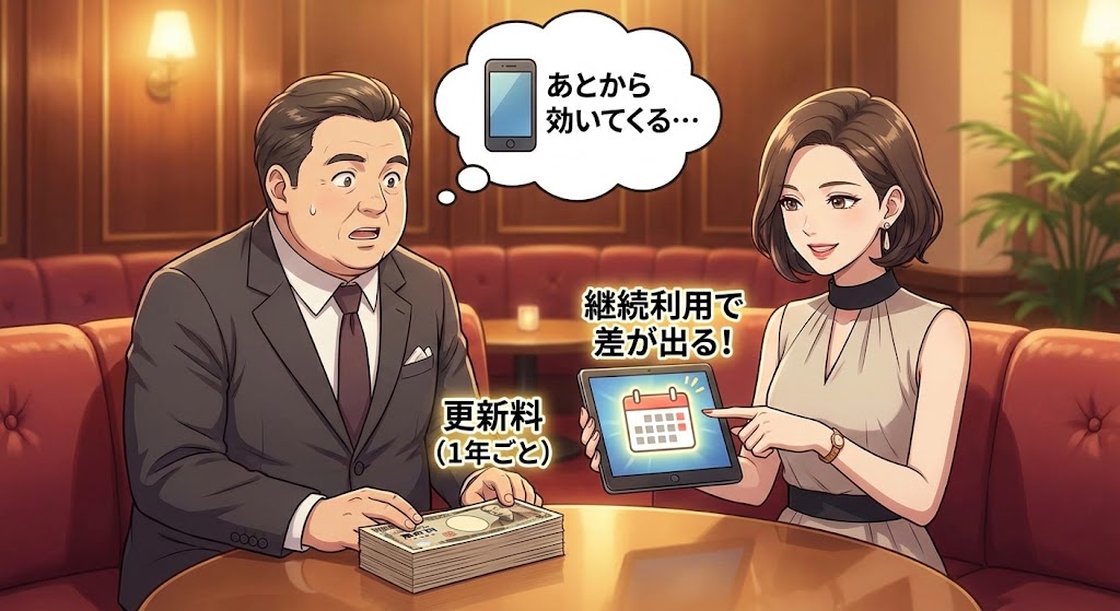継続的な利用で差が出る更新料の仕組み