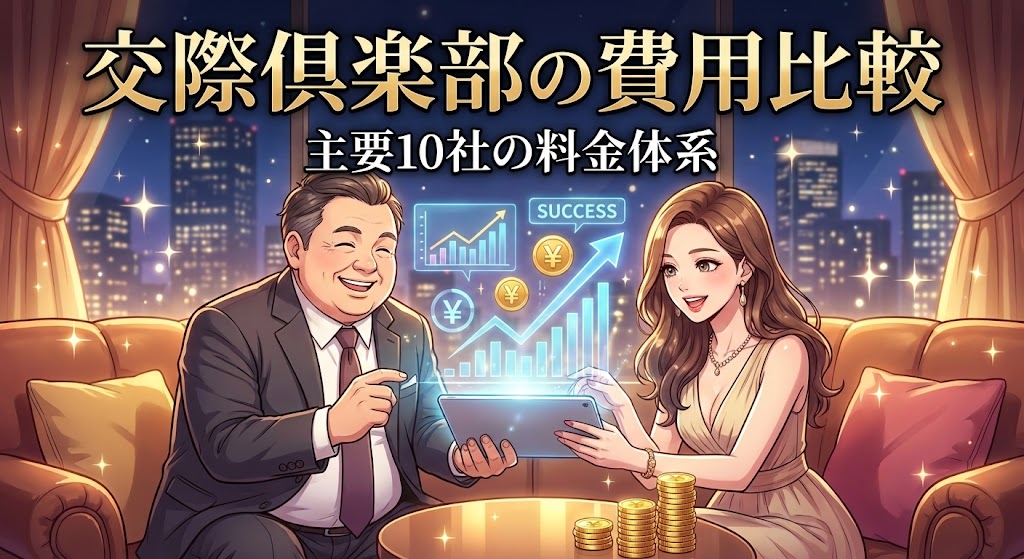 2026年最新！交際倶楽部の費用比較と主要10社の料金体系