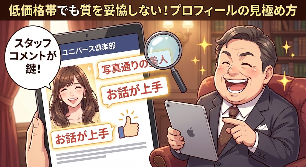低価格帯でも質を妥協しないためのプロフィールの見極め方