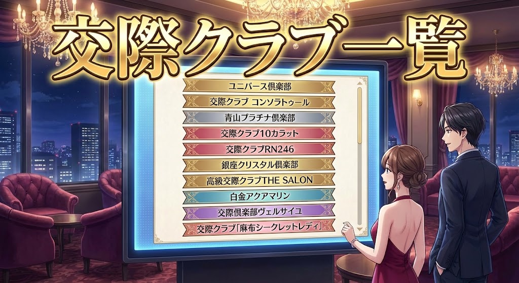 交際倶楽部一覧