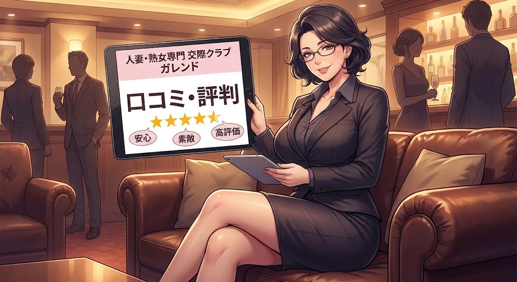 人妻や熟女専門の交際クラブ、ガレンドの口コミや評判