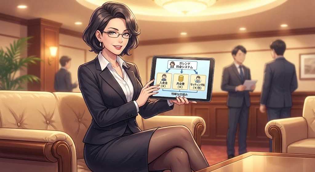 ガレンドの入会金と月会費やセッティング料金の仕組み