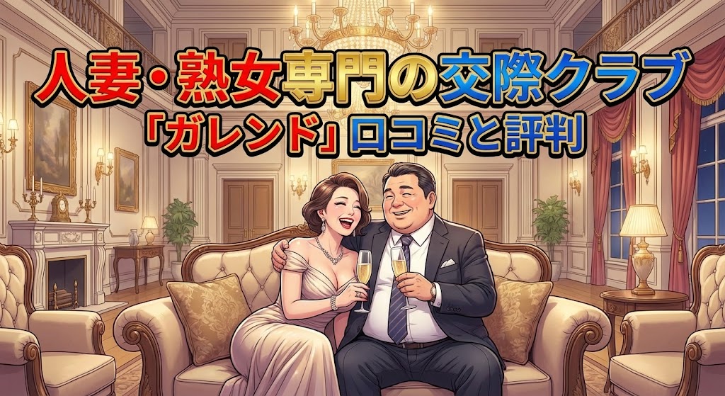 創業30年！人妻・熟女専門の交際クラブ、ガレンドの口コミと評判