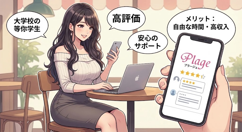 プラージュのパパ活に関する評判とメリット