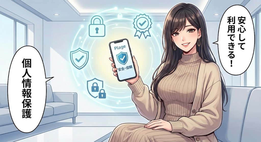 安心して利用できるプラージュの安全性と信頼性