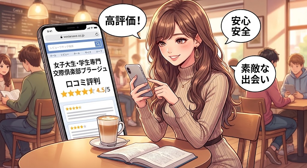 女子大生で学生専門交際倶楽部プラージュの口コミ評判