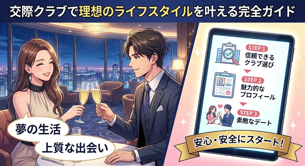 2026年最新！交際倶楽部で理想のパパ活ライフを叶える女子向け完全ガイド