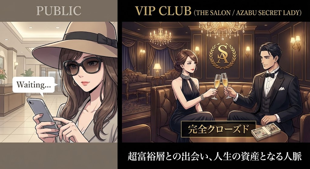 【最高峰】超富裕層と出会えるVIP限定 交際倶楽部の魅力