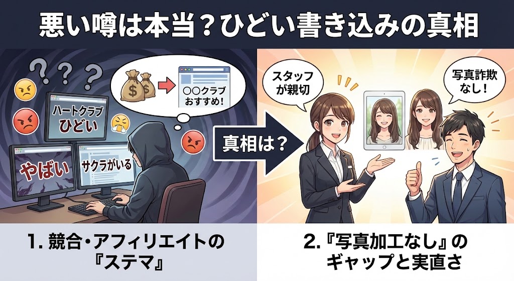 悪い噂は本当?ひどい書き込みの真相