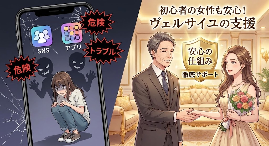 初心者の女性も安心なパパ活の仕組みと支援