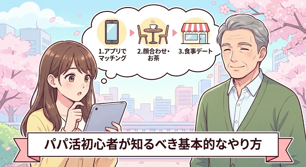 パパ活初心者が知るべき基本的なやり方