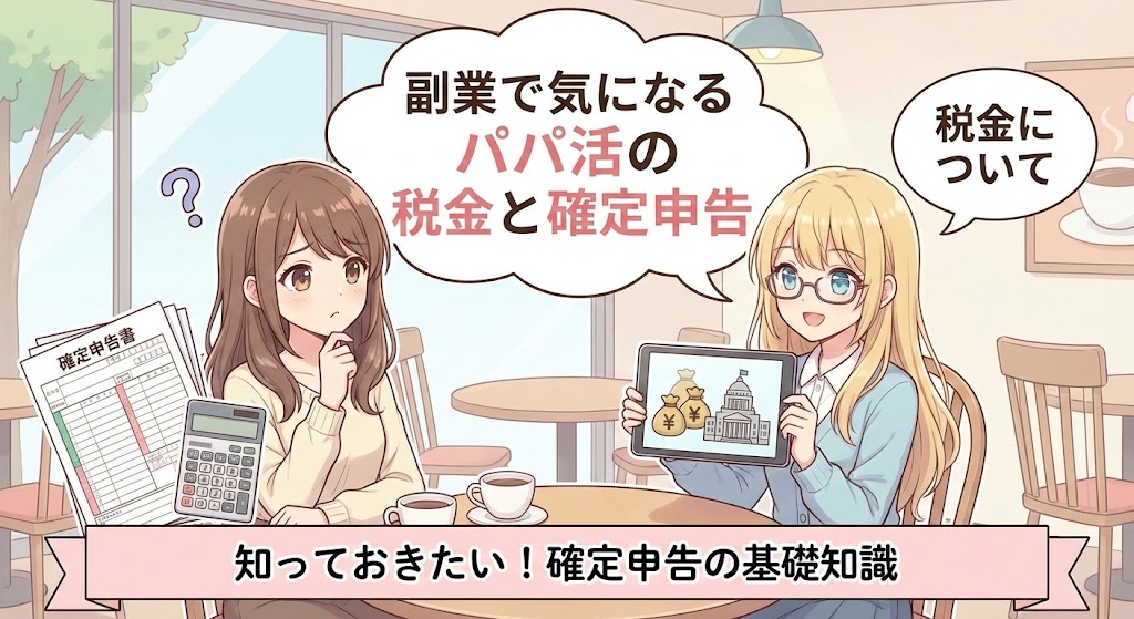副業で気になるパパ活の税金と確定申告