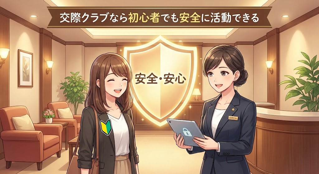 交際クラブなら初心者でも安全に活動できる