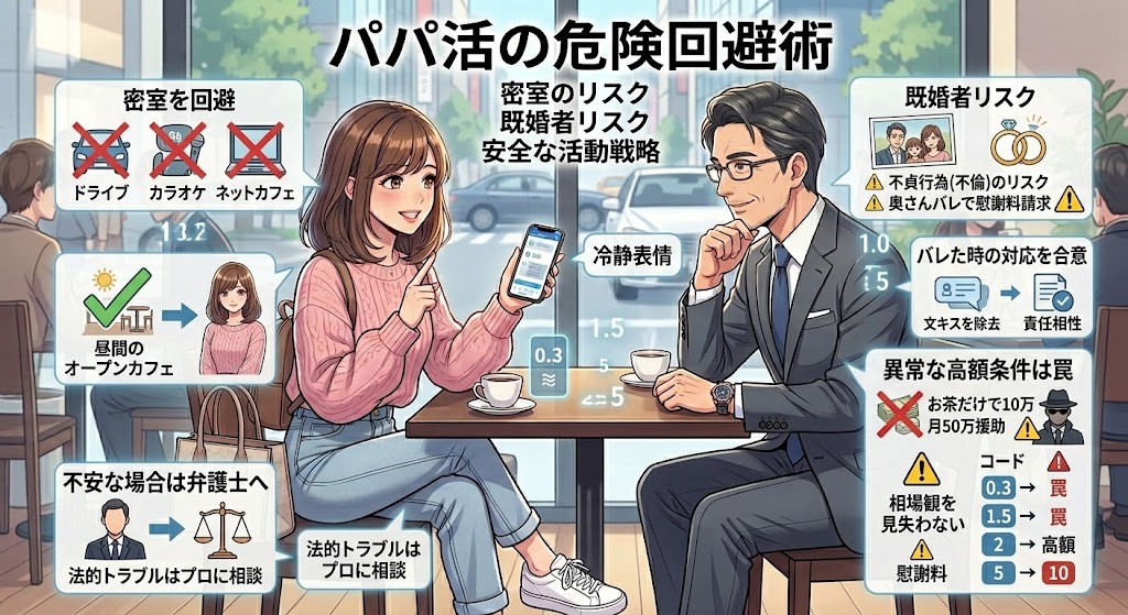 危険な密室や既婚者リスクの回避術