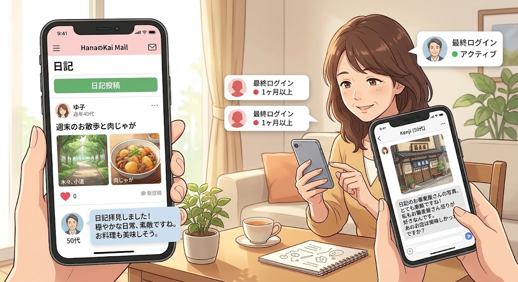 日記機能を活用した効果的なアプローチ